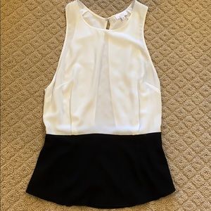 Wilfred black and white blouse